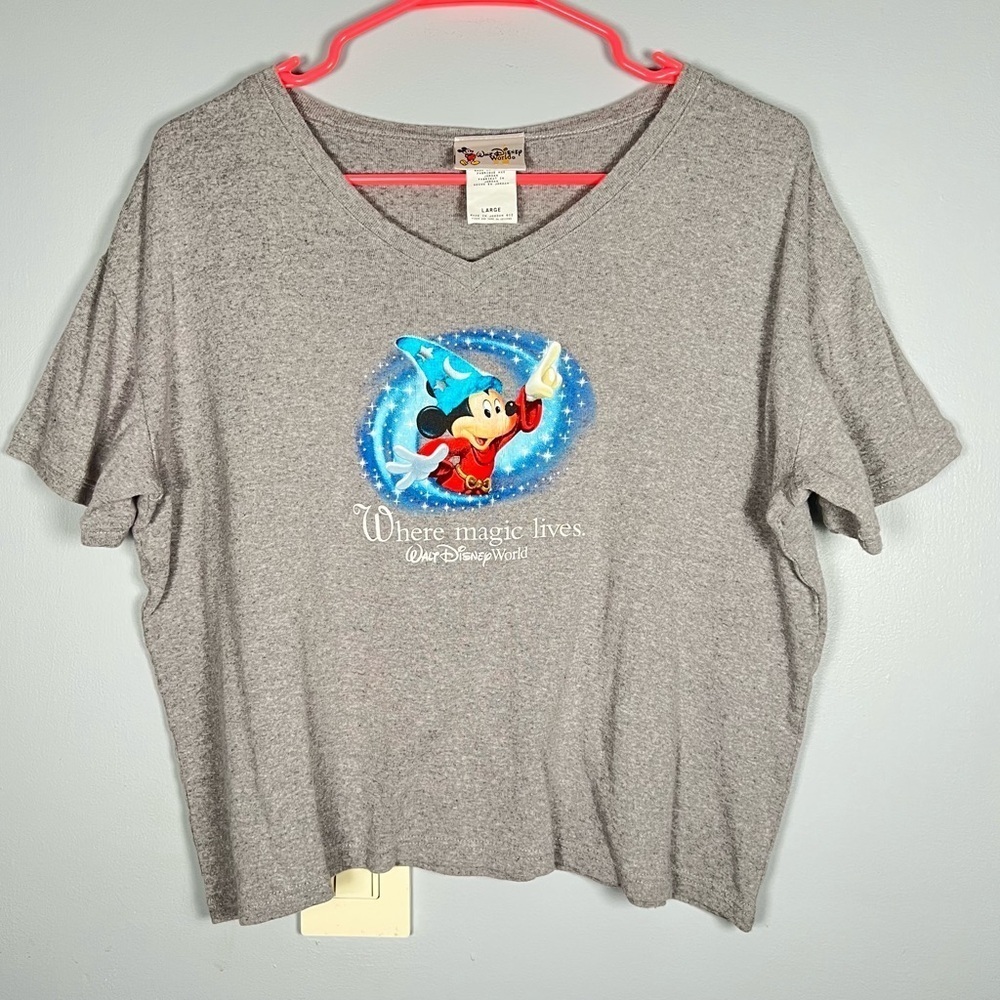 Vintage Disney World Vintage Cropped T-shirt